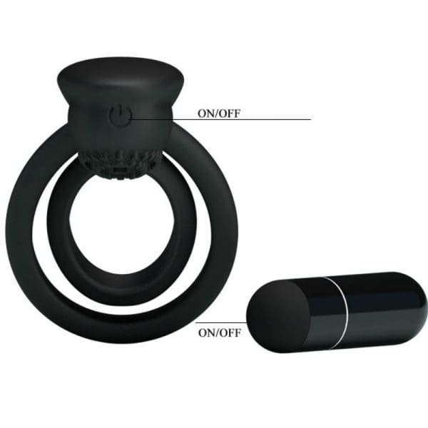PRETTY LOVE - VIBRATING RING WITH ESTHER STIMULATOR 6